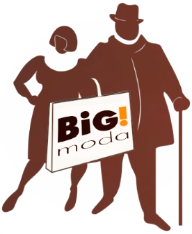 bigmoda.lv logo brown gradient no background